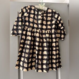 Sea Black and Cream Kids dress